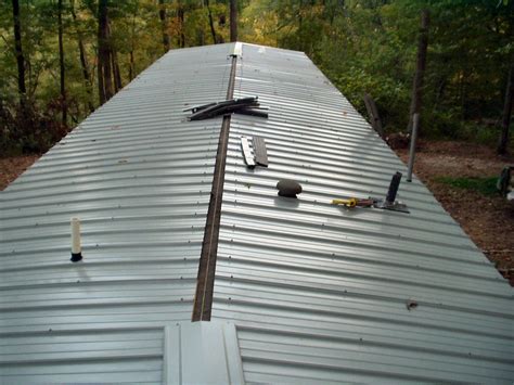 how to put a metal roof on a house trailer|metal roof for mobile home.